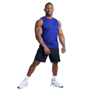 Muscle Man In Sports Gear PNG Pre95 PNG
