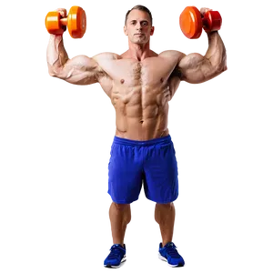 Muscle Man With Kettlebell Png 69 PNG image