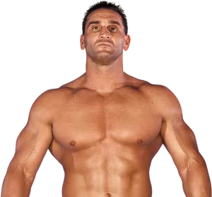 Muscled_ Athlete_ Portrait PNG