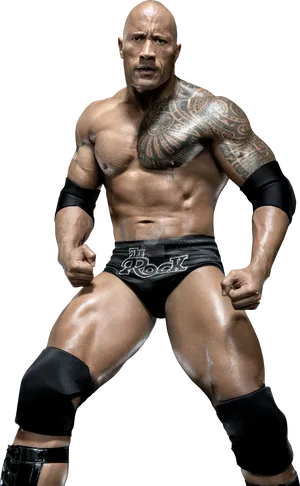 Muscled_ Wrestler_with_ Tattoo PNG image