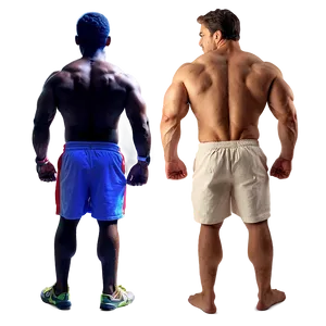 Muscular Man Silhouette PNG 37 PNG