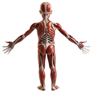 Muscular System For Kids Learning Png Nhi PNG image