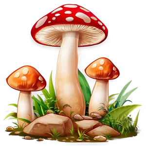 Mushroom Adventure Cartoon Png 83 PNG image