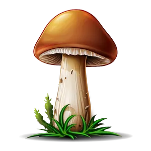 Mushroom Cartoon Art PNG 27