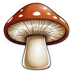 Mushroom Cartoon D PNG image