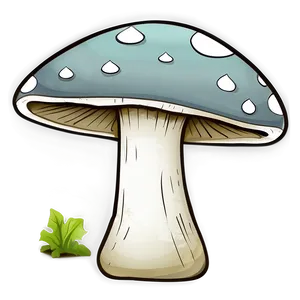 Mushroom Cartoon Drawing PNG 56