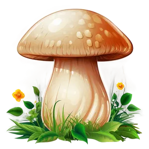 Mushroom Cartoon Drawing PNG Hft