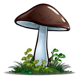 Mushroom Cartoon Illustration PNG 06272024