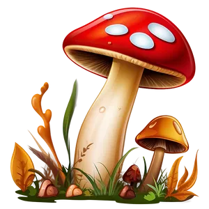 Mushroom Cartoon Image PNG Cwy39 PNG