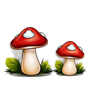 Mushroom Cartoon Image PNG Vor