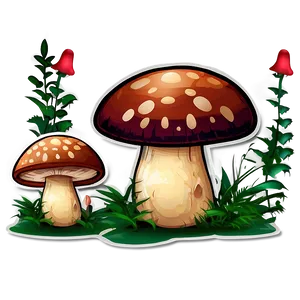 Mushroom Cartoon Png Fxk16 PNG image