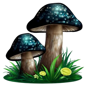 Mushroom Cartoon Style PNG Iro PNG