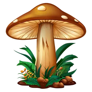 Mushroom Cartoon Vector PNG 72