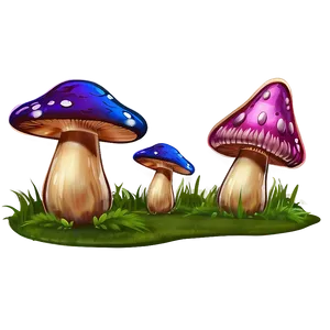 Mushroom Character PNG Pew