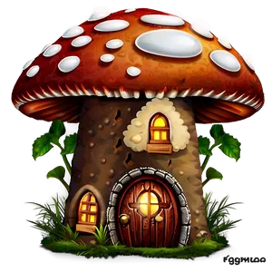 Mushroom House Png Nor69 PNG image