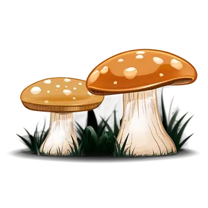 Mushroom Illustration Png Xdu75 PNG image