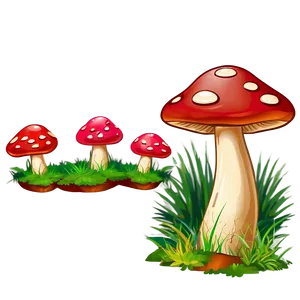Mushroom Landscape Png 66 PNG image