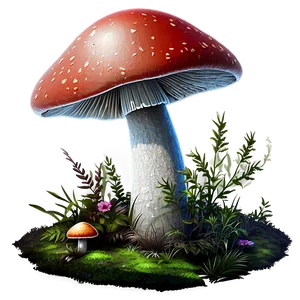 Mushroom Landscape Png 8 PNG image