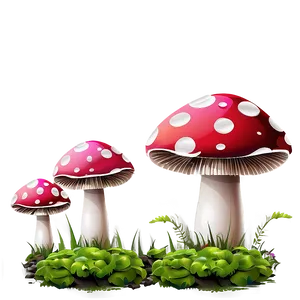 Mushroom Landscape Png Bta13 PNG image