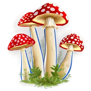 Mushroom Pattern Png 05032024 PNG image