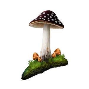 Mushroom Pattern Png Xbq PNG image