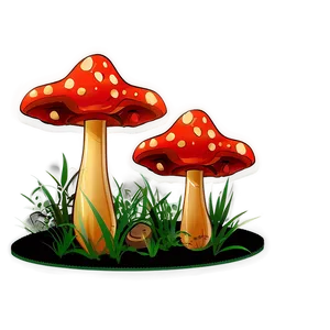 Mushroom Png Cartoon 05032024 PNG image