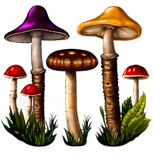 Mushroom Png Set 05032024 PNG image