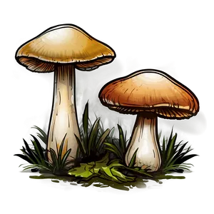 Mushroom Png Sketch 5 PNG image