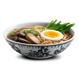 Mushroom Ramen Bowl PNG 06212024