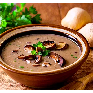 Mushroom Soup Culinary PNG Jkn38