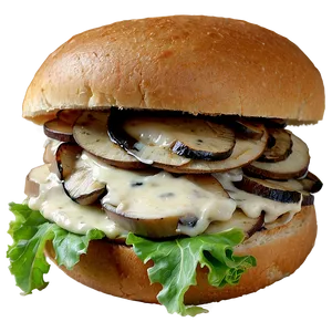 Mushroom Swiss Chicken Sandwich PNG Ihg16 PNG