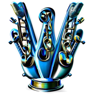 Music Competition Trophy Png Abm PNG image