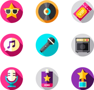 Music_ Festival_ Icons_ Set PNG image