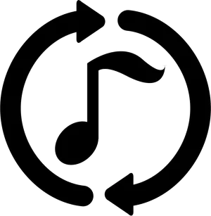 Music Loop Symbol PNG image