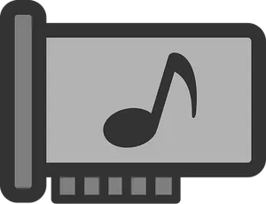 Music Note Video Icon PNG image