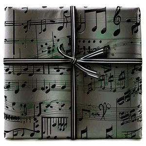 Music Notes Wrapping Paper Png 62 PNG image