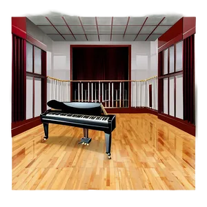 Music Practice Room Clipart PNG 06272024 PNG