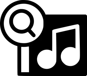 Music Search Icon PNG image