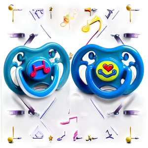 Musical Baby Pacifier Png Dqo PNG image