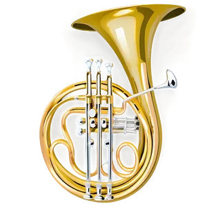 Musical French Horns Png 05242024 PNG image