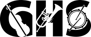 Musical Instruments Silhouette PNG image