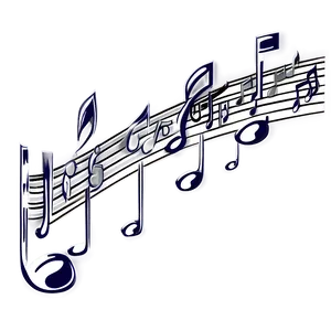 Musical Note With Notes Png 06122024 PNG image