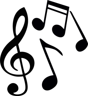 Musical Notes Silhouette
