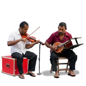 Musicians Playing PNG Cro