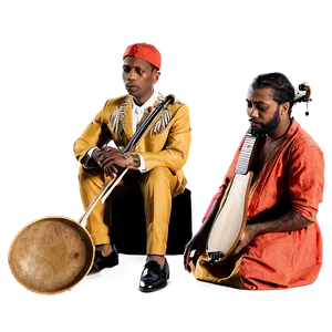Musicians Sitting With Instruments Png Won PNG image