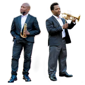 Musicians Standing Together PNG 06122024 PNG