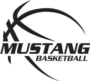 Mustang Basketball Logo PNG image