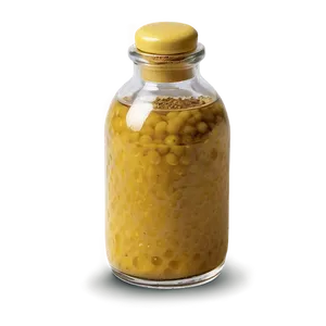 Mustard Vintage Bottle Png 05242024 PNG image