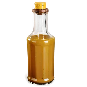 Mustard Vintage Bottle PNG Nqo88 PNG