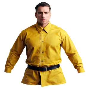 Mustard Yellow Blank Shirt PNG 80 PNG